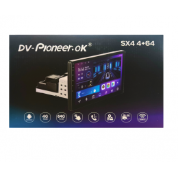 DV-Pioneer SX 4: 9" (4+64Gb) Однодиновая посадка 4ядра