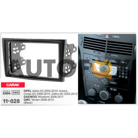 Carav 11-028 OPEL Astra 2004-2010, Antara, Corsa (D)2006-2015 2DIN