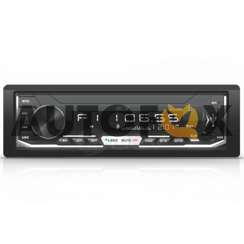 ACV AVS-819BW 1din/белая/FM/MP3/USB/BT/SD/FM/4*50/съемн.панель