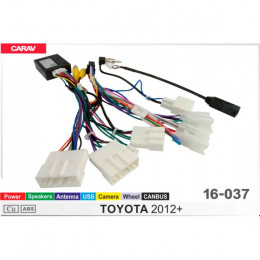 Carav 16-037: CAN-HiWorld Комплект проводов для Toyota 2012+  (Питание\Динамики\Антенна\Руль\Камера)