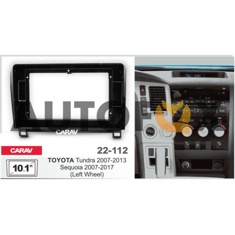 Carav 22-112: 10.1" TOYOTA Tundra 2007-2013, Sequoia 2007-2017