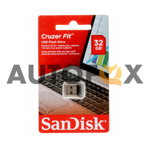 USB флэш-диск 32GB SanDisk Cruzer Fit черный