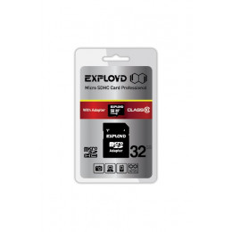 Exployd microSD 32Gb class 10 с адаптером
