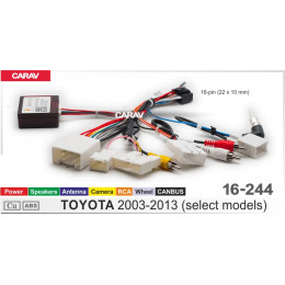 Carav 16-244:CAN-SS TOYOTA 2003-2013 (Пит/Дин/Ант/USB/Камера/RCA/Руль)