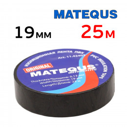 Matequs 19мм*25м Изолента ПВХ