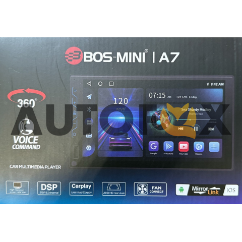 BOS-MINI A7 8ядер\4G\DSP\поддержка 360\голосовой помощник